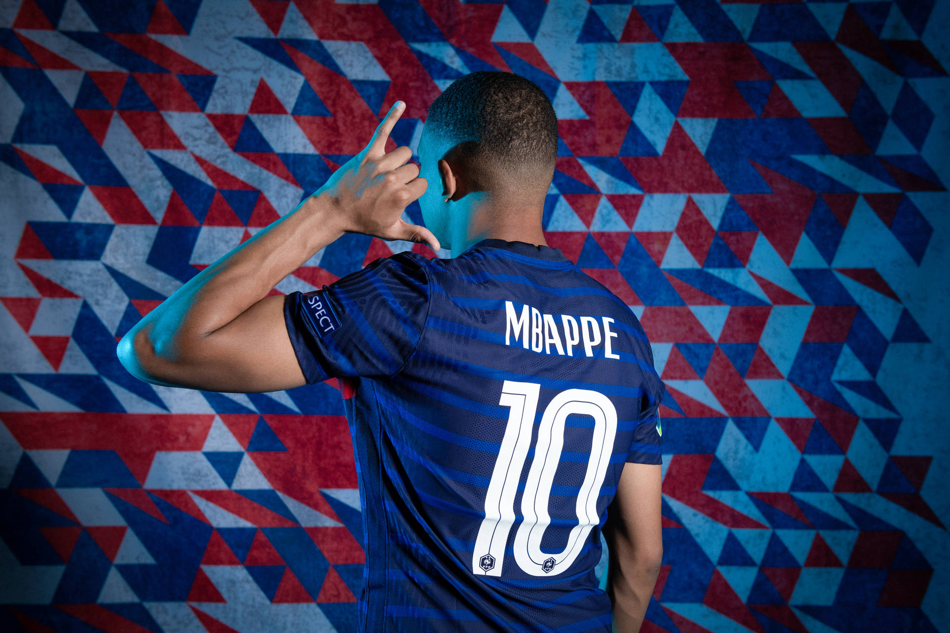 Mbappe Football Player No. 10 Background