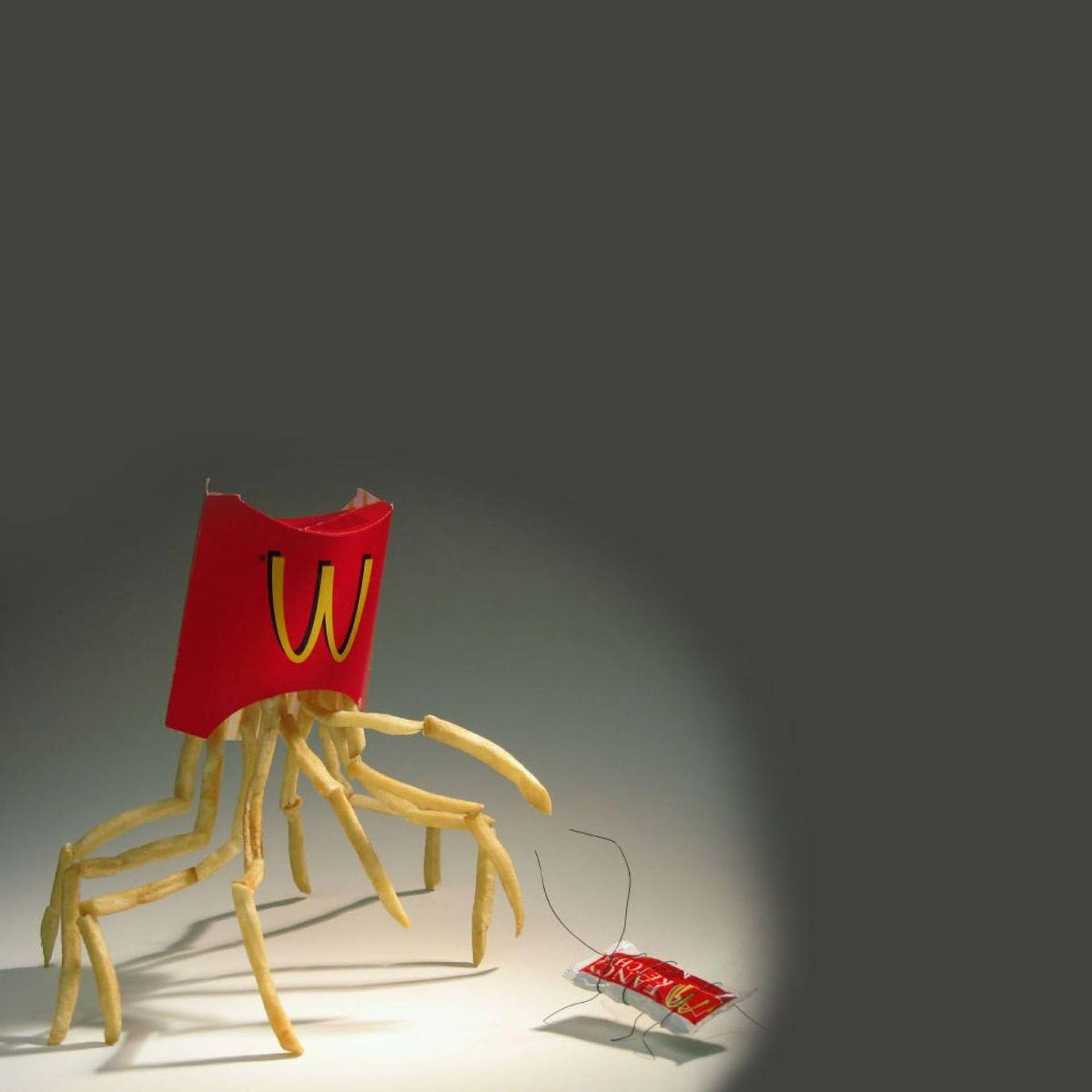 Mcdonald's Fries Robot Background