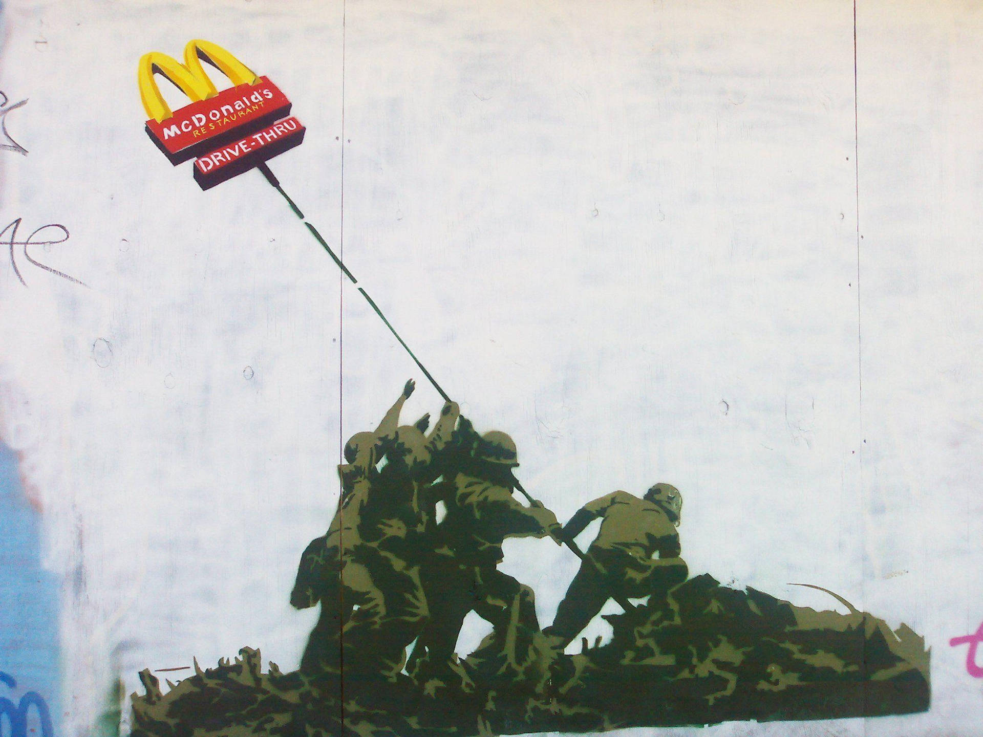 Mcdonald's Green Army Background