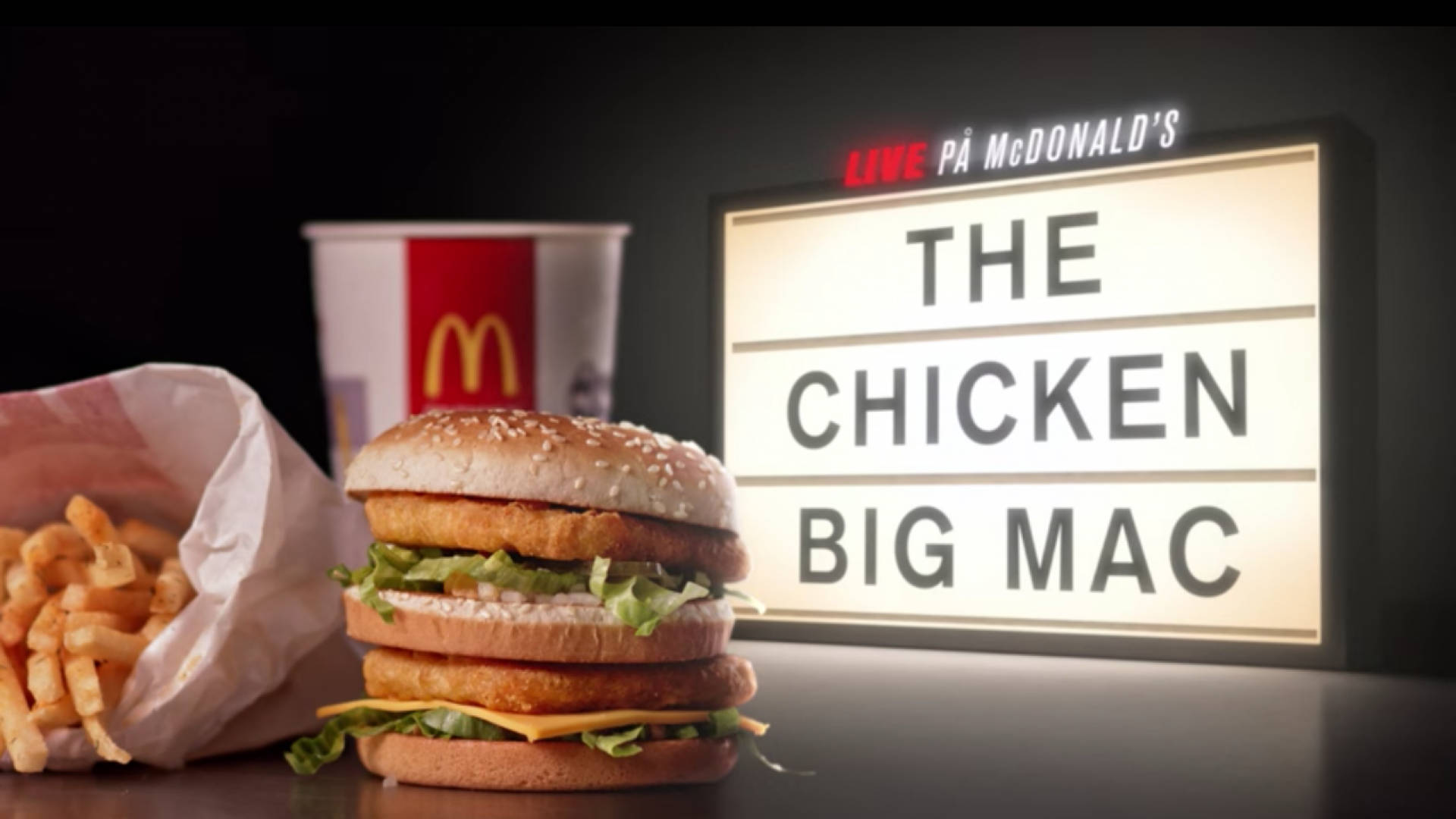 Mcdonald's The Chicken Big Mac Background