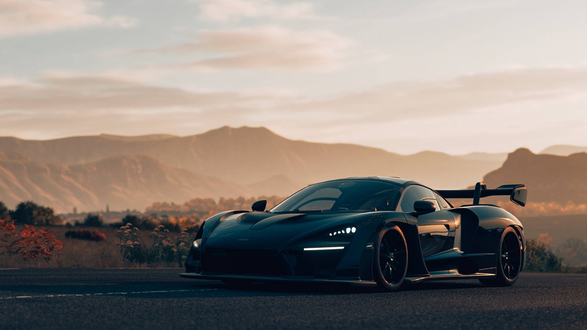 Mclaren Senna Black Sports Cars