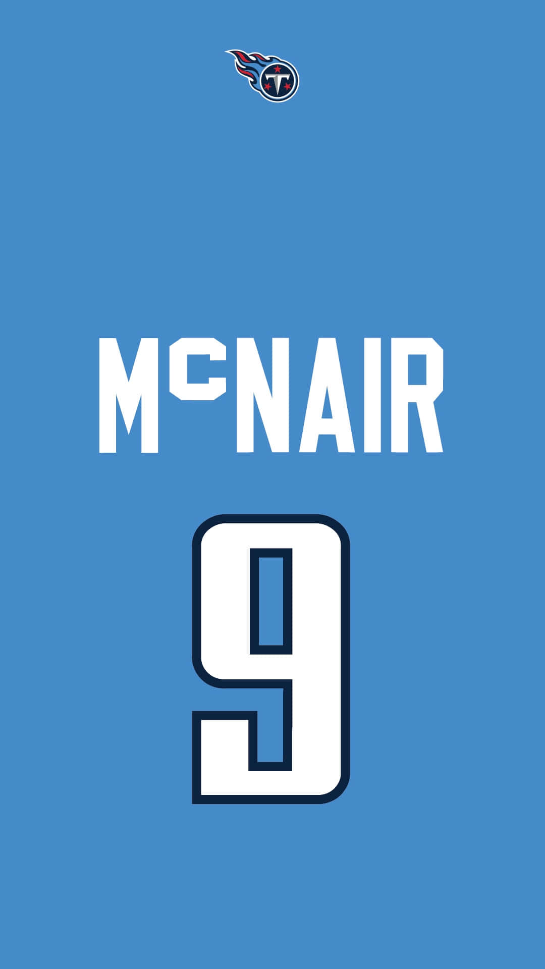 Mcnair 9 Tennessee Titans Jersey Background