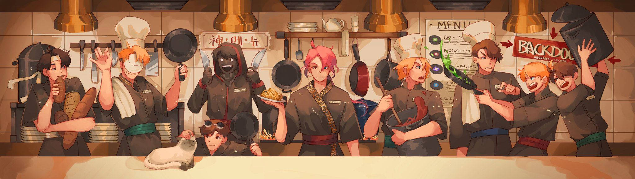 Mcyt Cooking Chefs Background