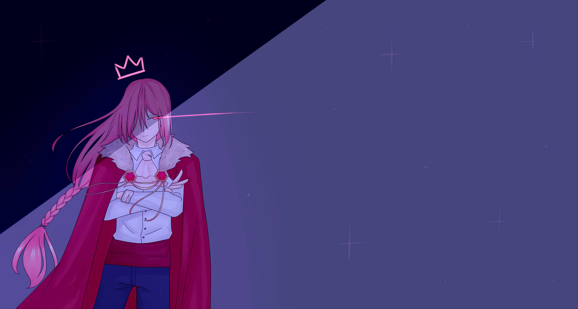 Mcyt Pink Haired King Background