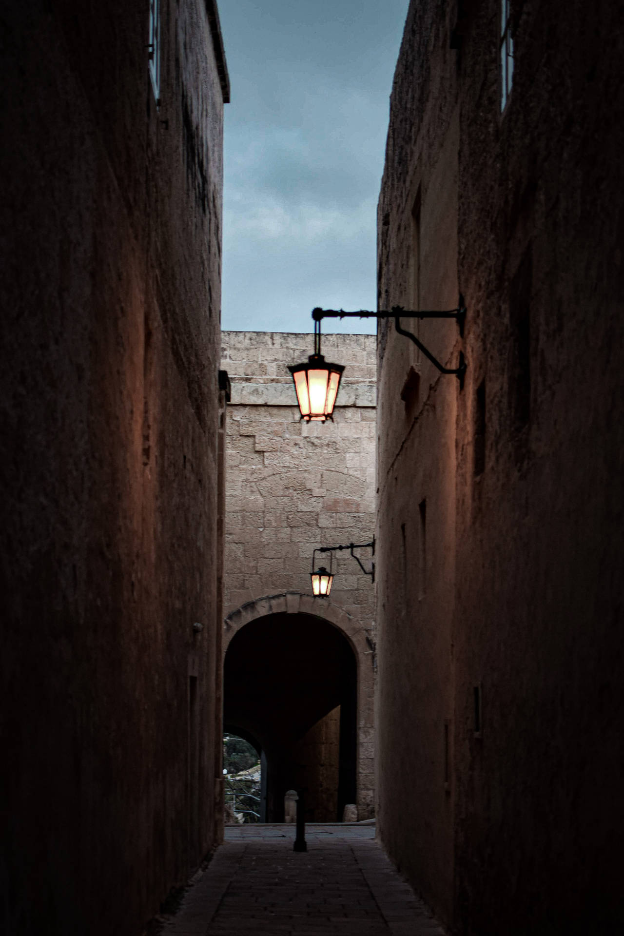 Mdina Alleyway Malta Background