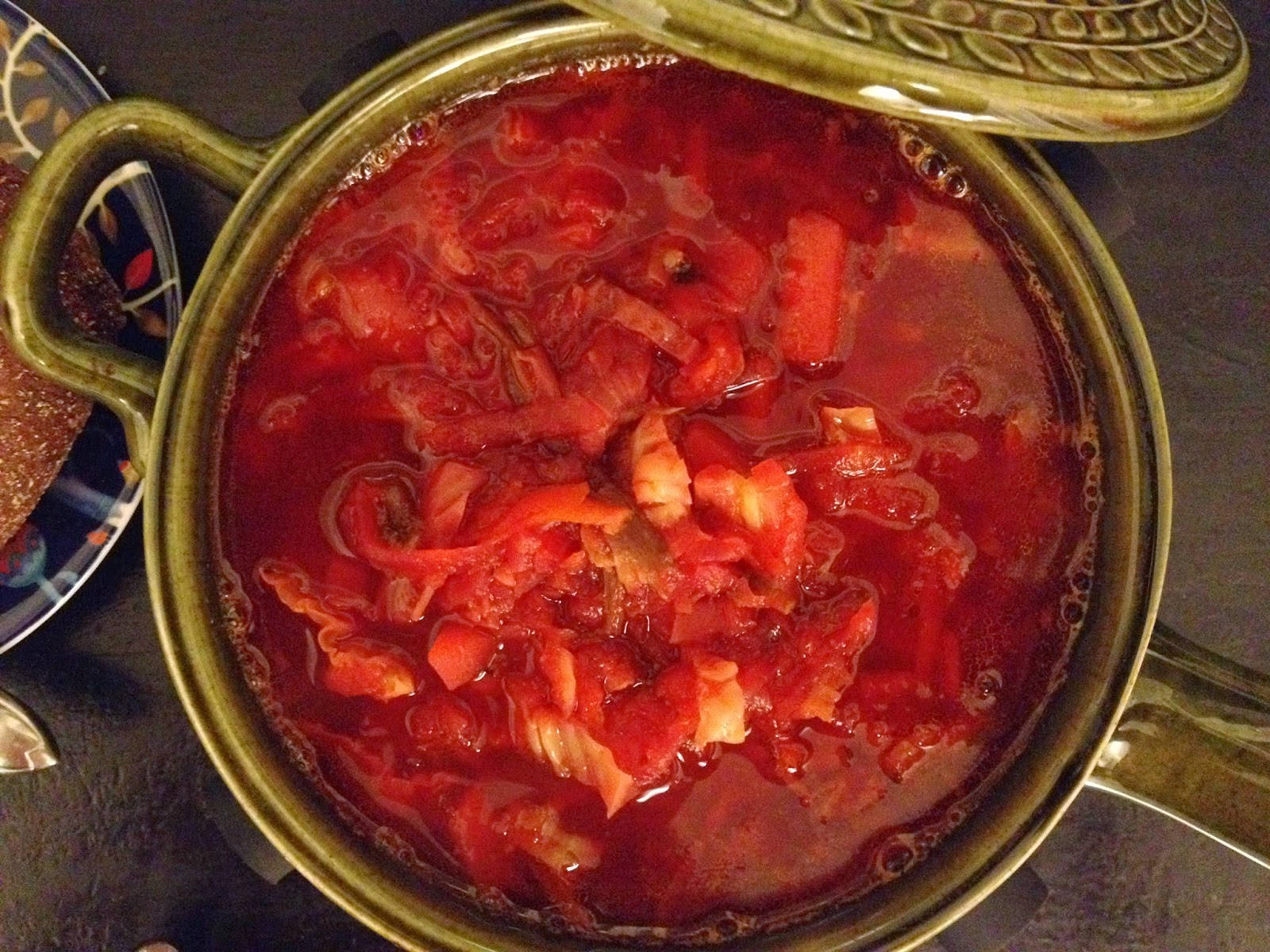 Meat And Cabbage Borscht