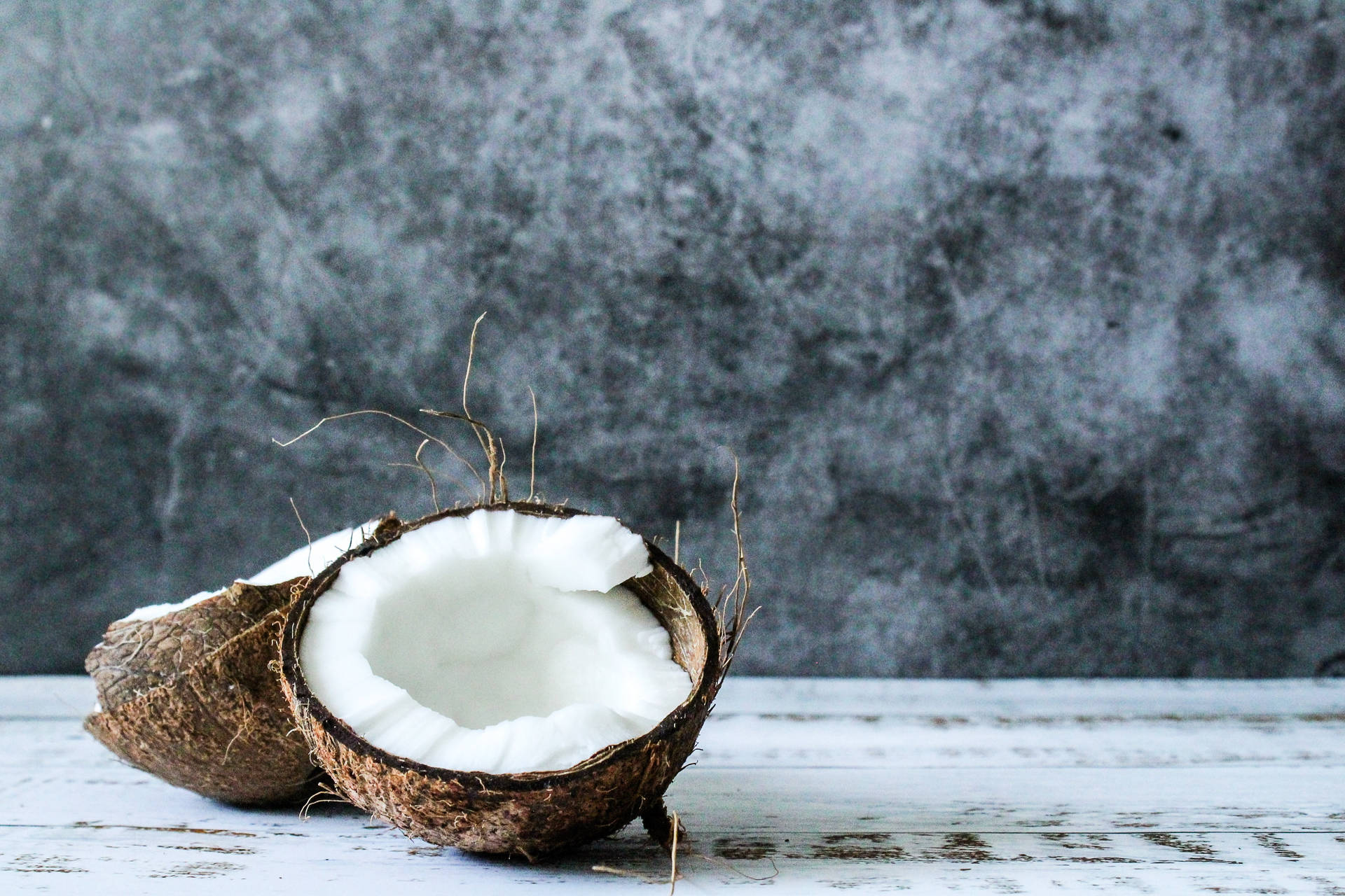 Meaty Coconut Fruit Background