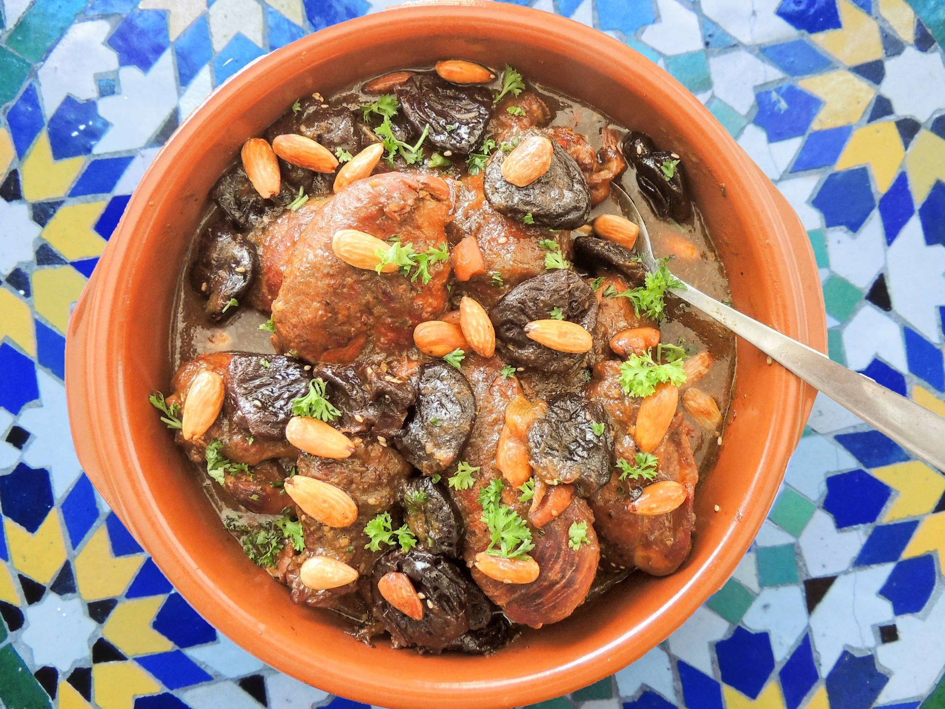 Meaty Tajine Food Photography Background