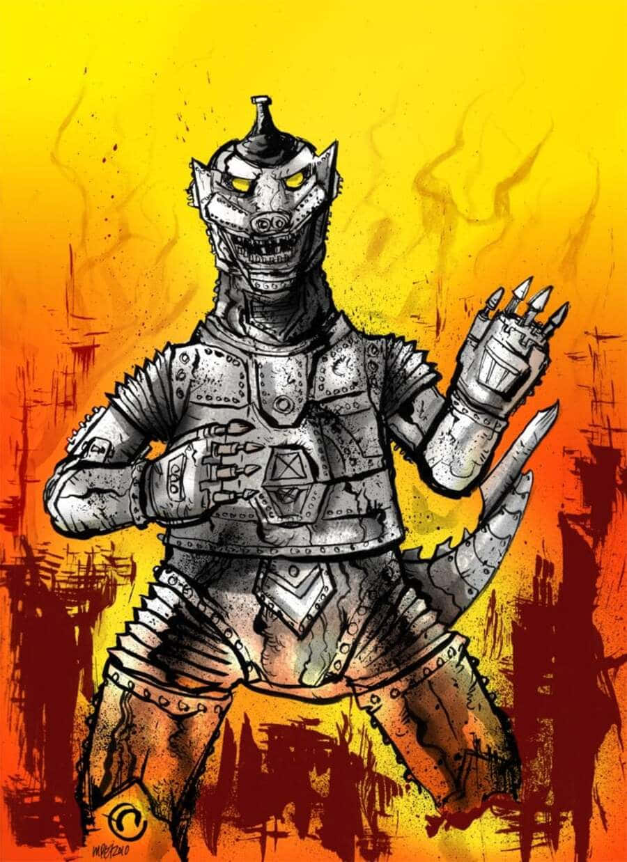 Mechagodzilla Battle Ready Background