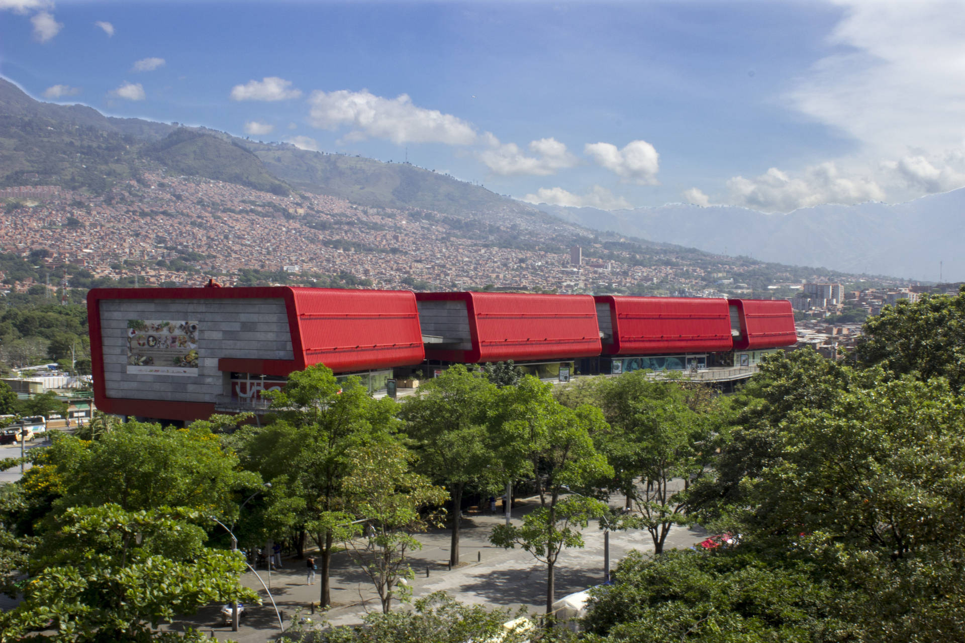 Medellin Parque Explora Background