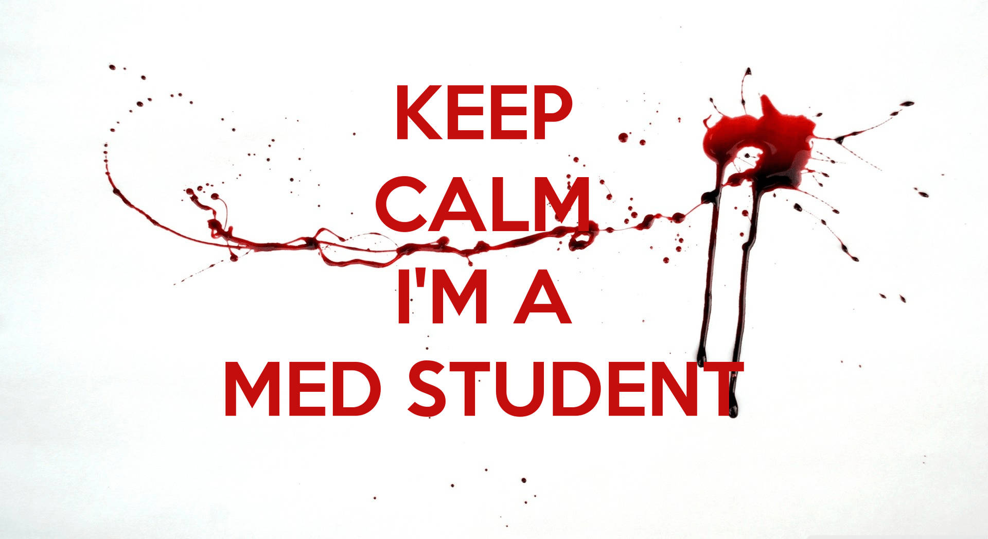 Medical Motivation Keep Calm Background