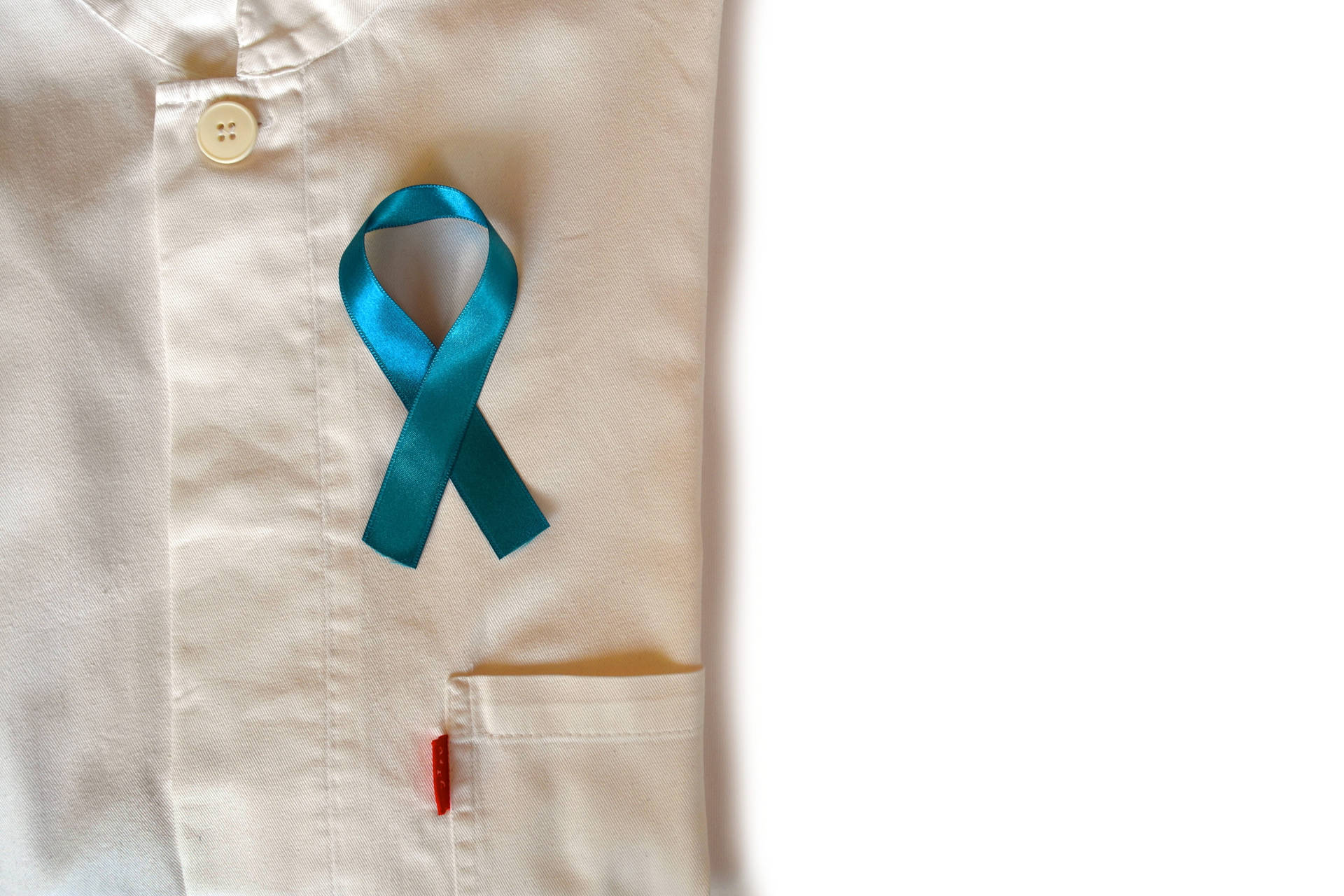 Medical Symbol Blue Ribbon Prostate Cancer Background