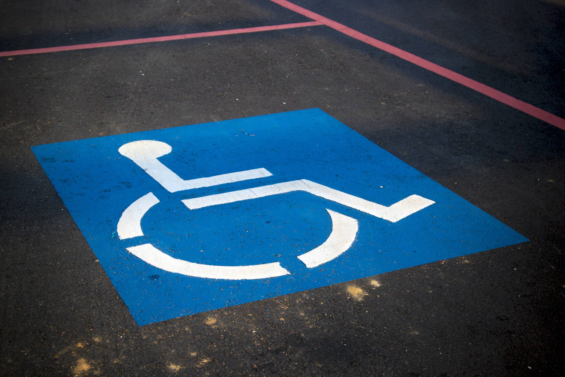 Medical Symbol Handicaped Parking