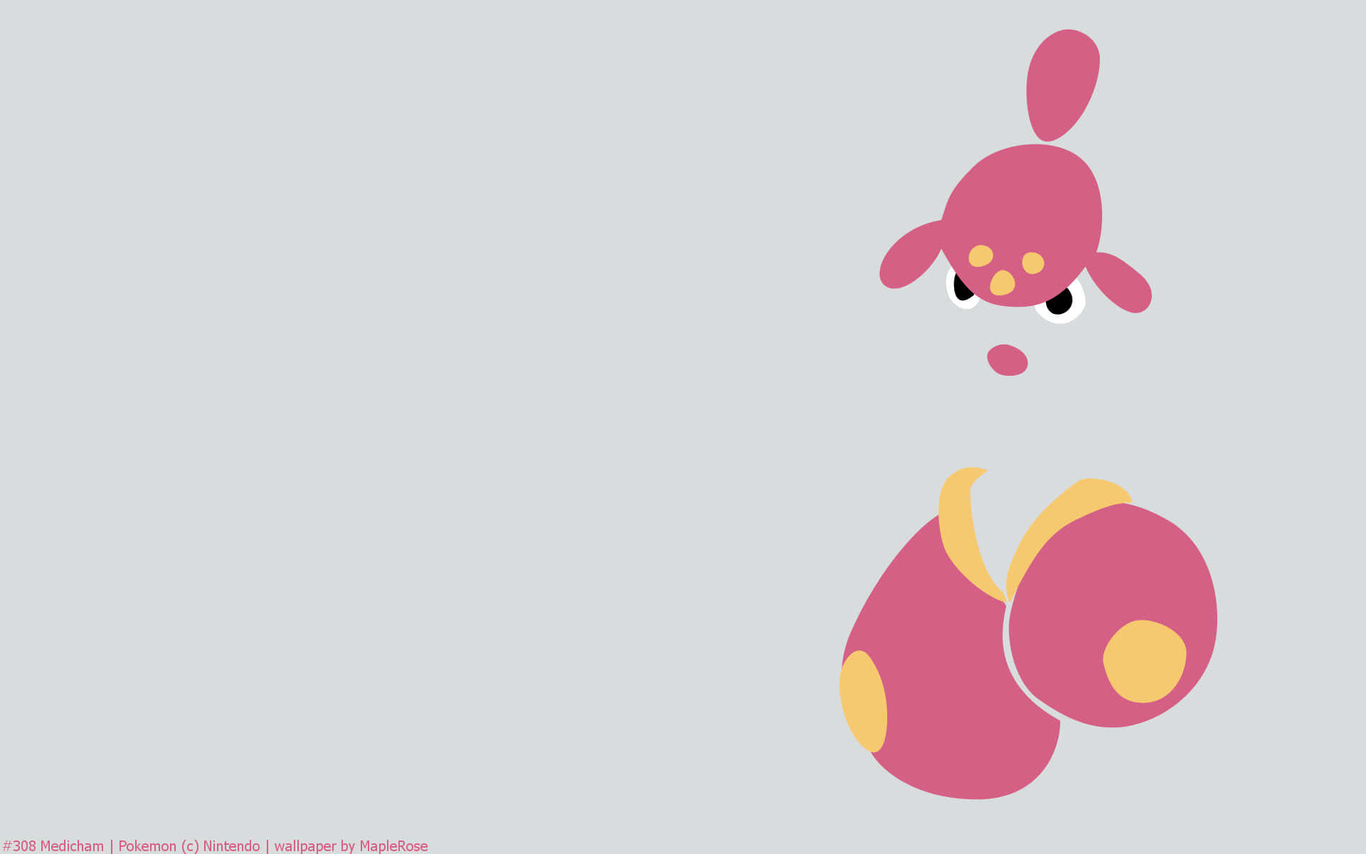 Medicham Art Background