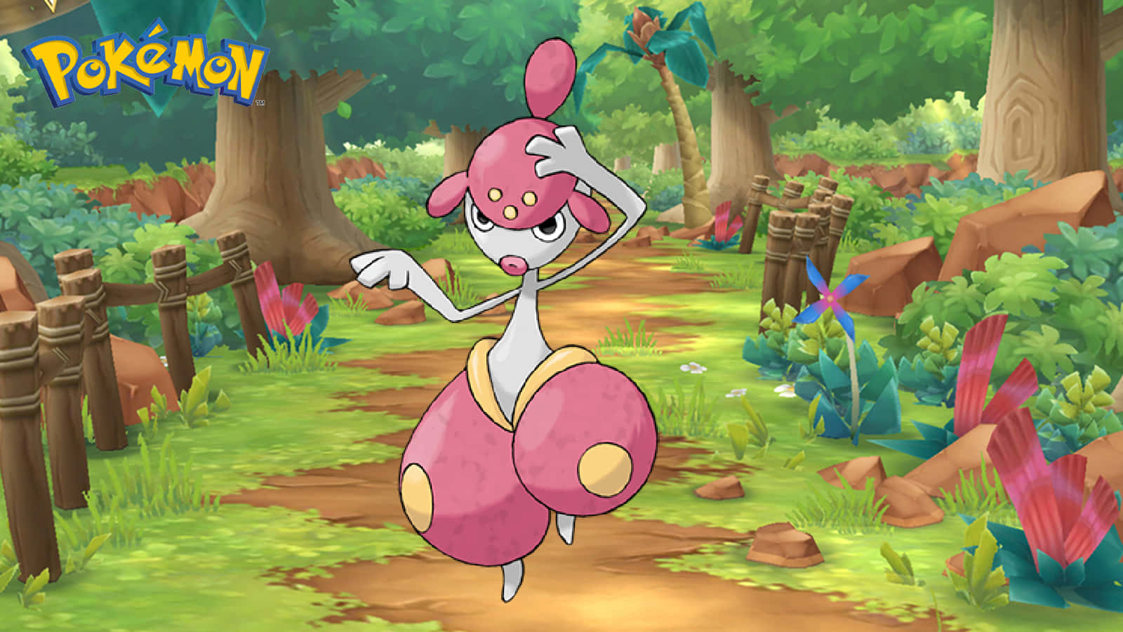 Medicham On Path Background