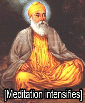 Meditating Guru Nanak Dev Ji Meme Background