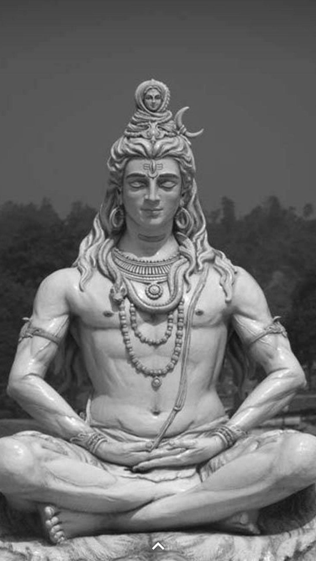 Meditating Statue Of Lord Shiva Hd Background