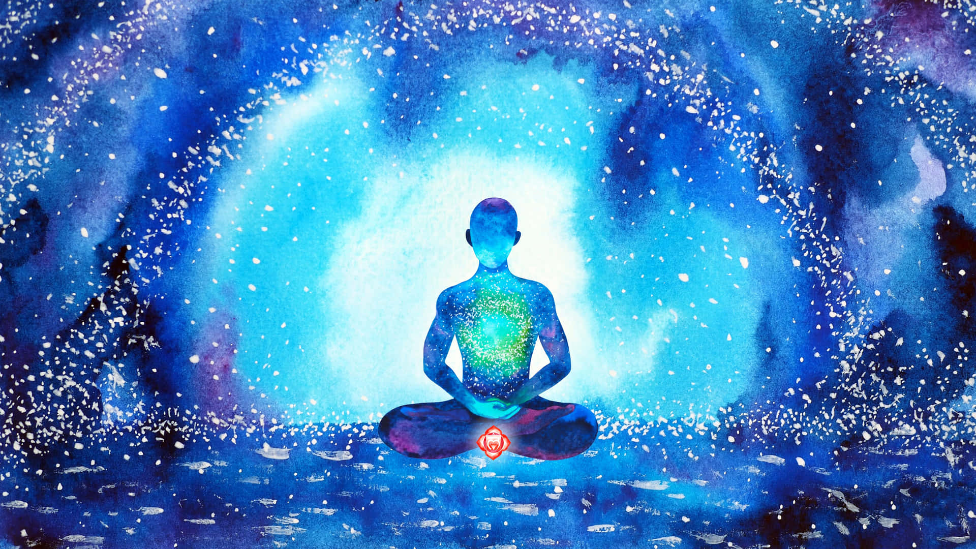 Meditation In The Universe Background