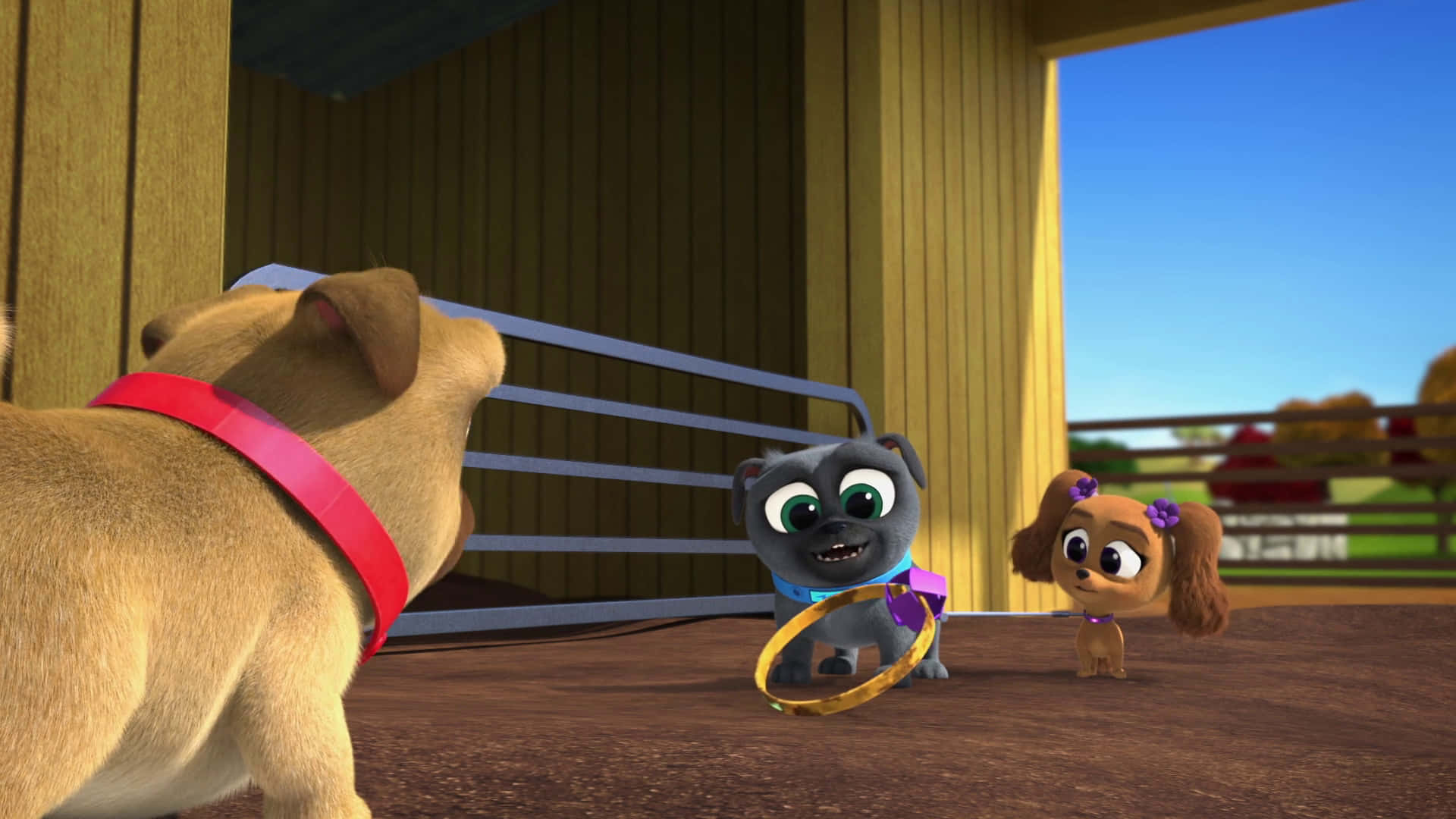 Meet Bingo And Rolly, The Stars Of Disney Junior's Hit Show Puppy Dog Pals. Background