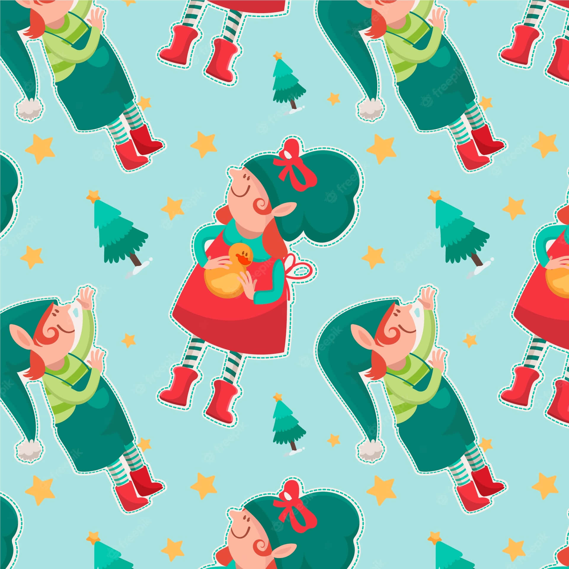 Meet Our Christmas Elves, Preparing For The Holidays! Background