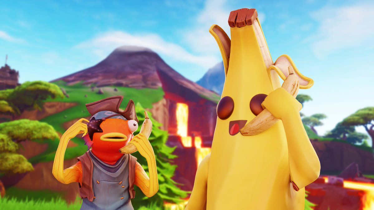 Meet Peely, Fortnite's New Tropical-loving Mascot Background
