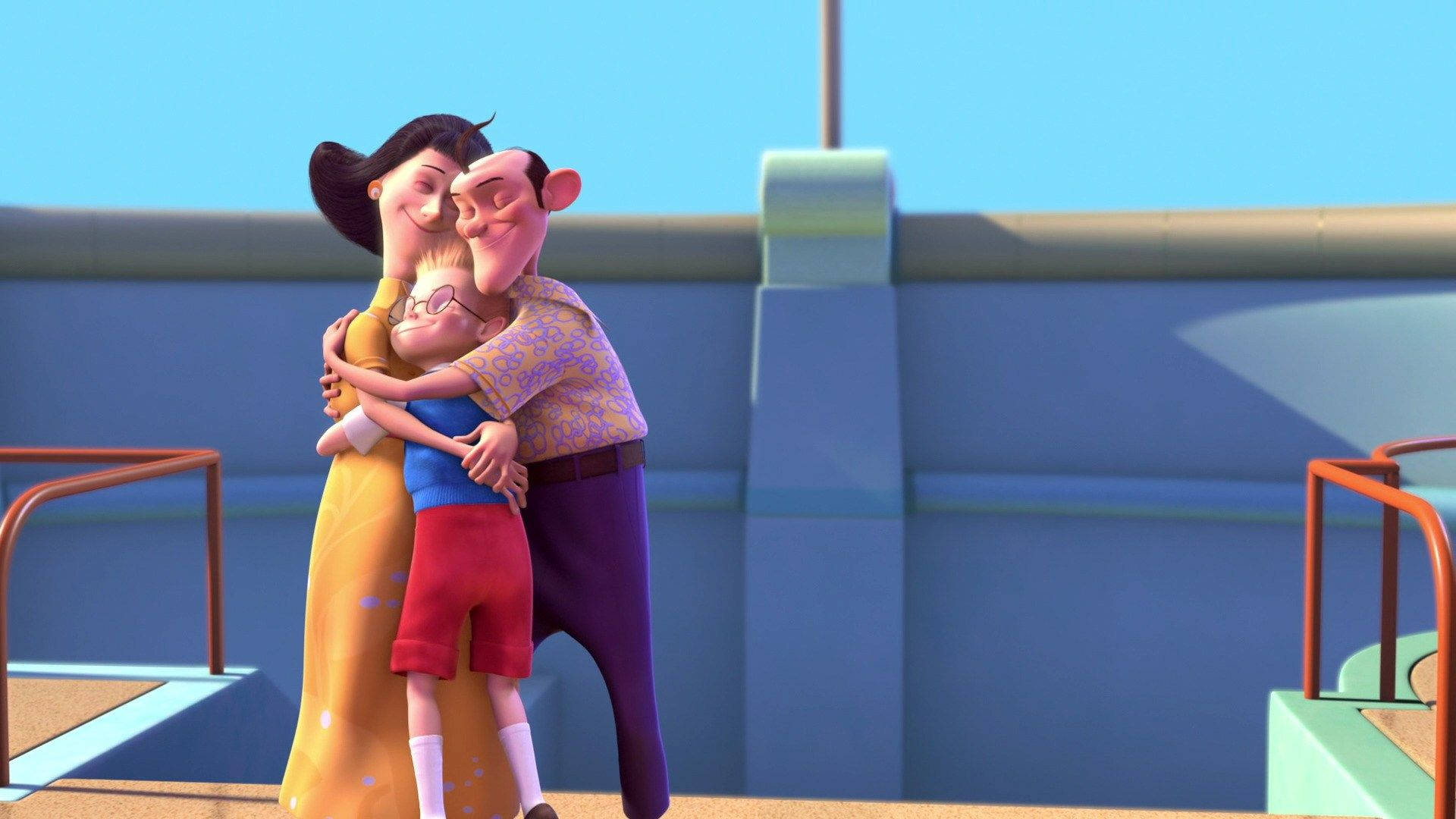 Meet The Robinsons Family Hug Background