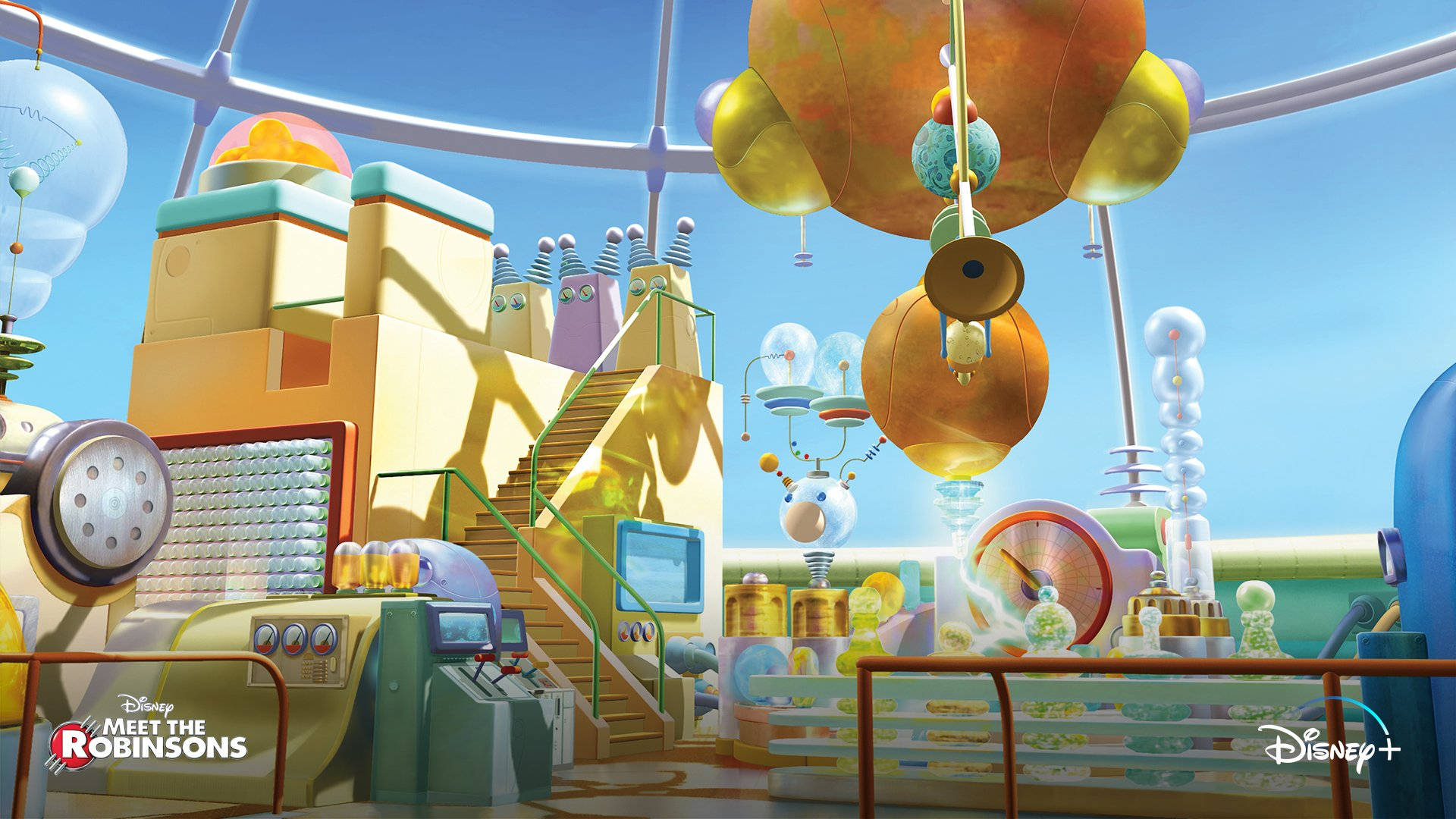 Meet The Robinsons Science Lair Background