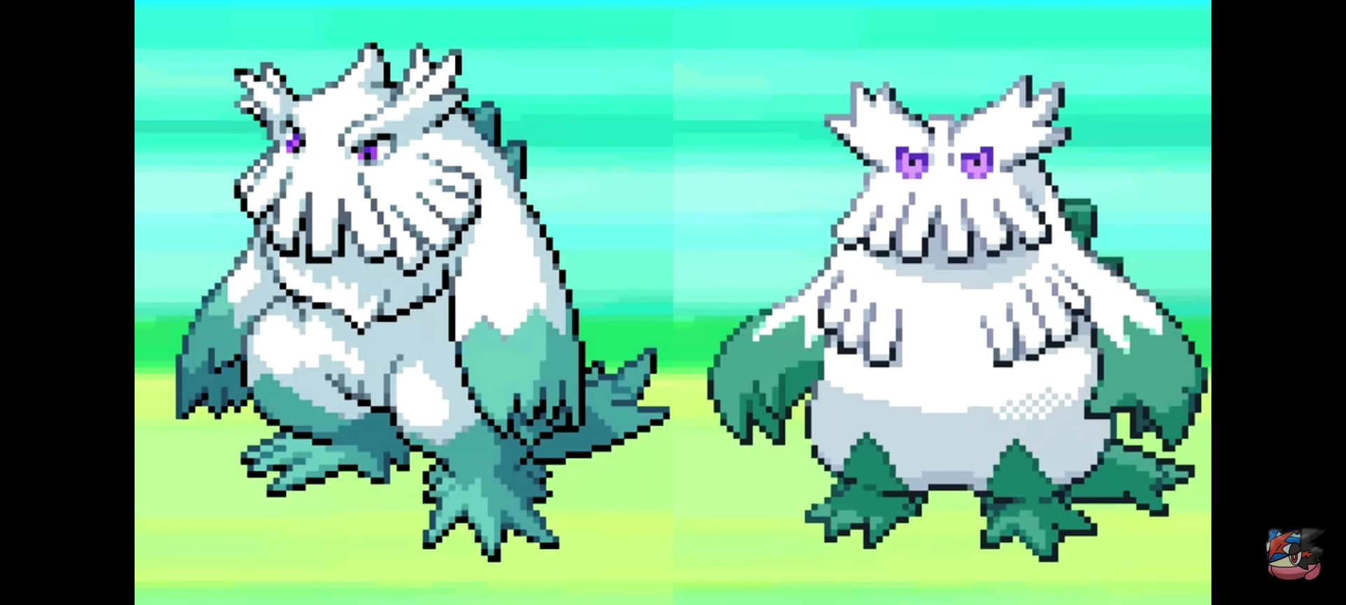 Mega Abomasnow And Abomasnow Background