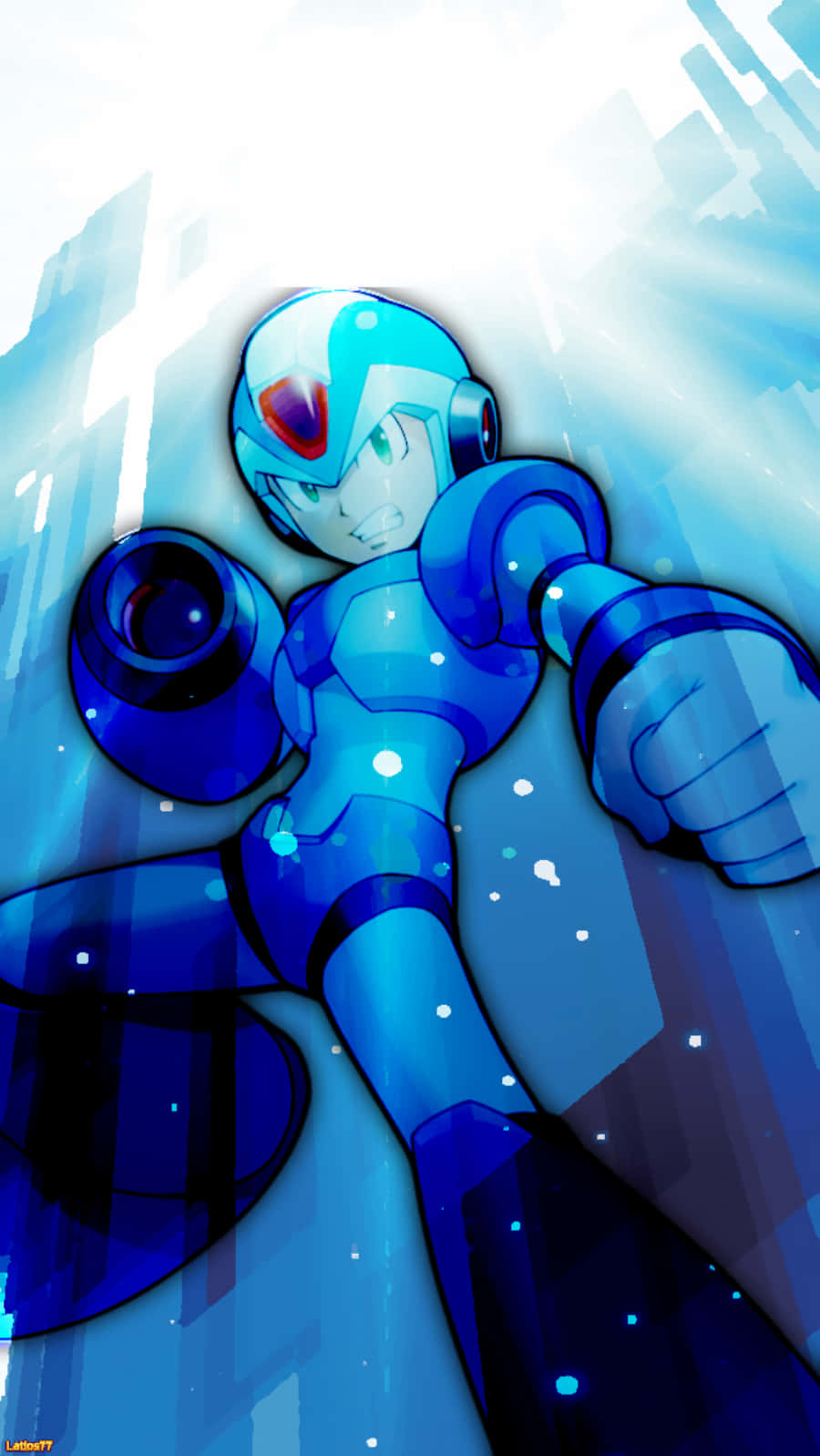 Mega Buster Mega Man X Artwork Background