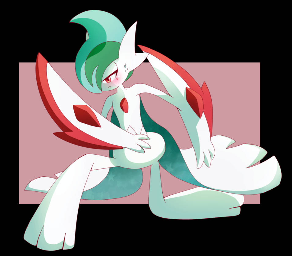 Mega Gallade Bow Background