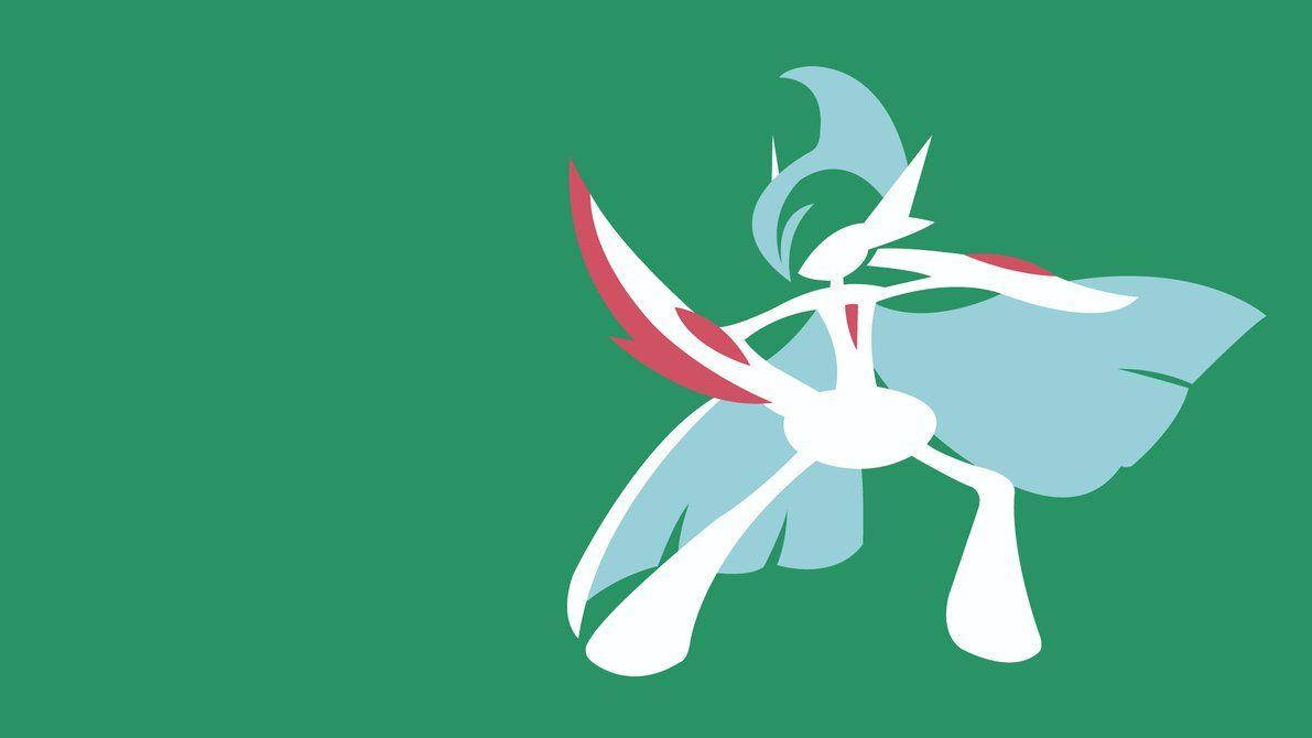 Mega Gallade Silhouette Background