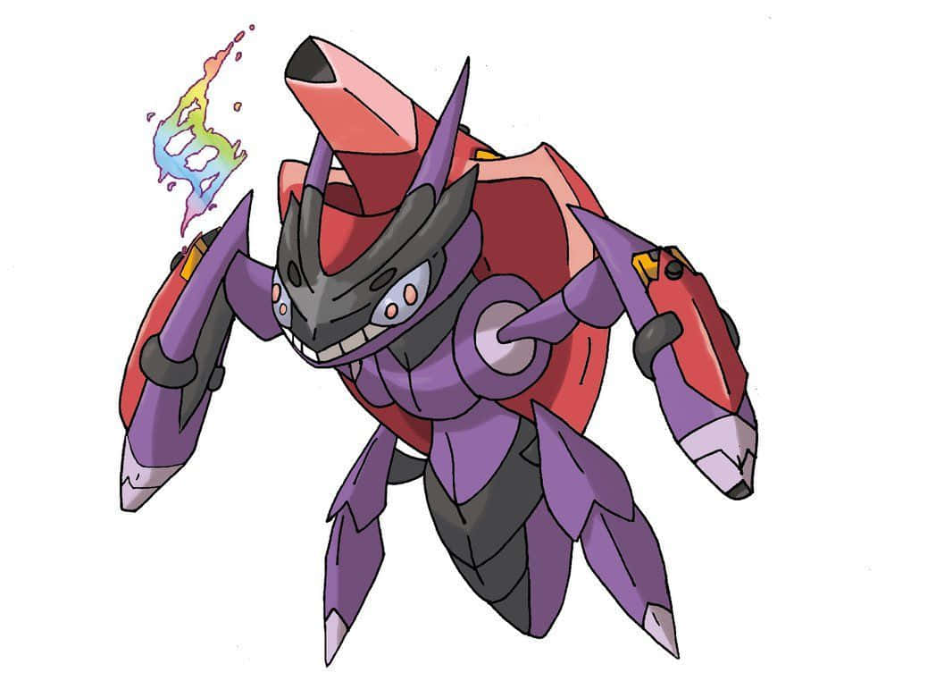 Mega Genesect Fan Art White Background Background