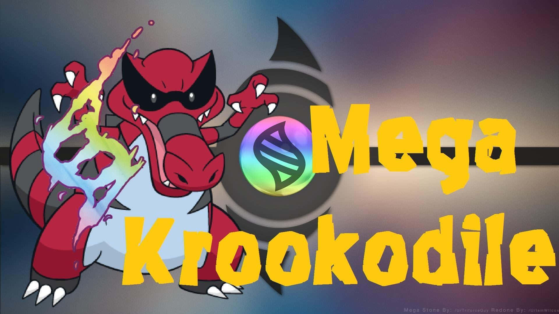 Mega Krookodile Background