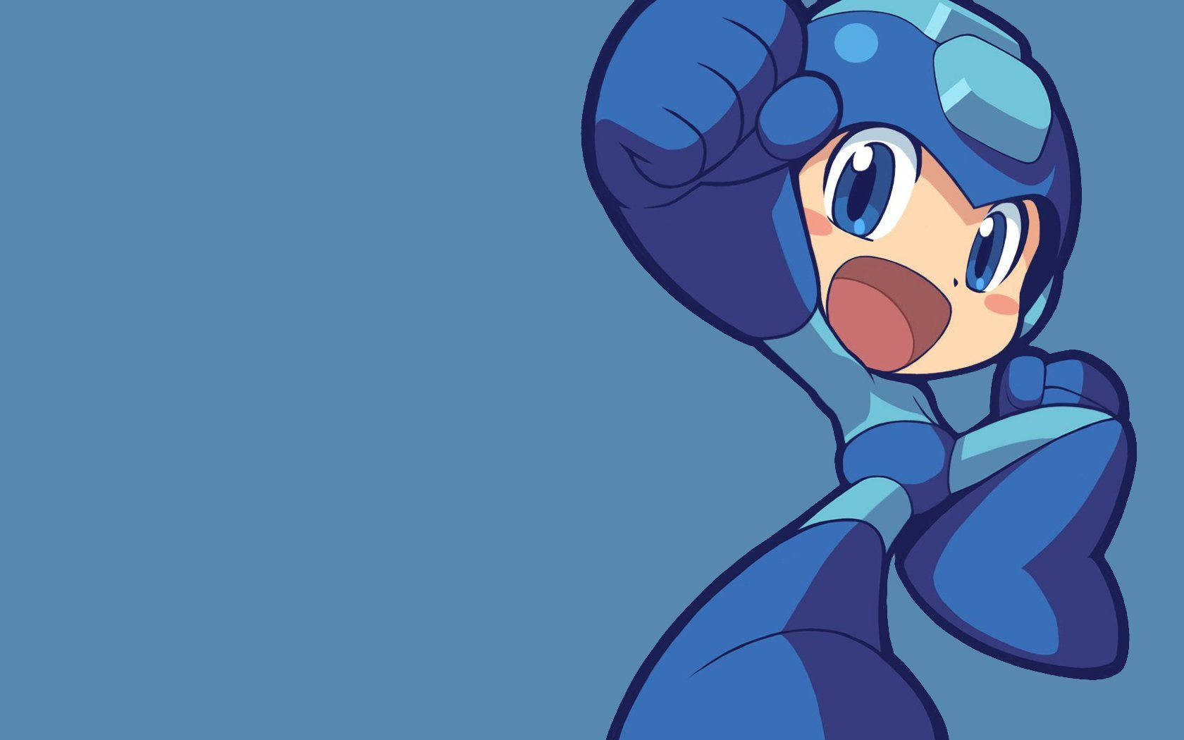 Mega Man Chibi Style Background