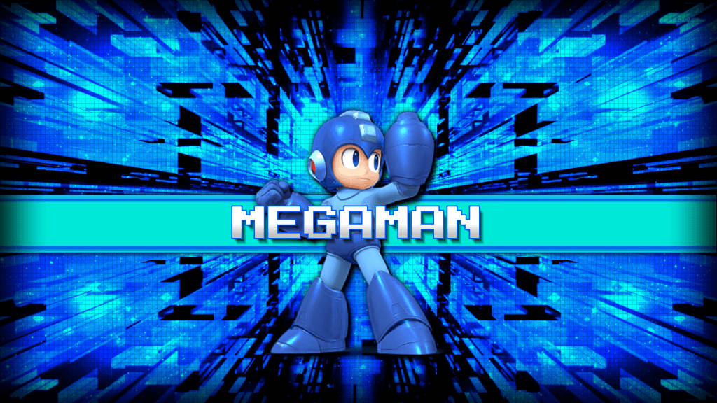 Mega Man In Cyber World Background