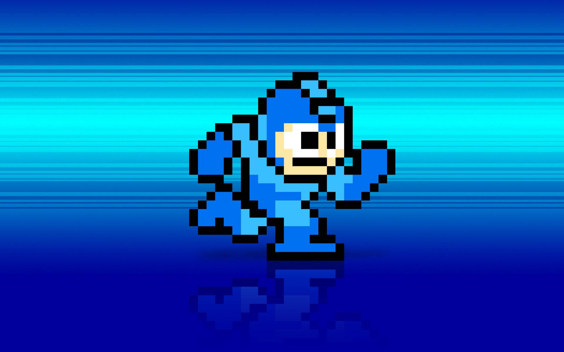 Mega Man Pixel Art Background