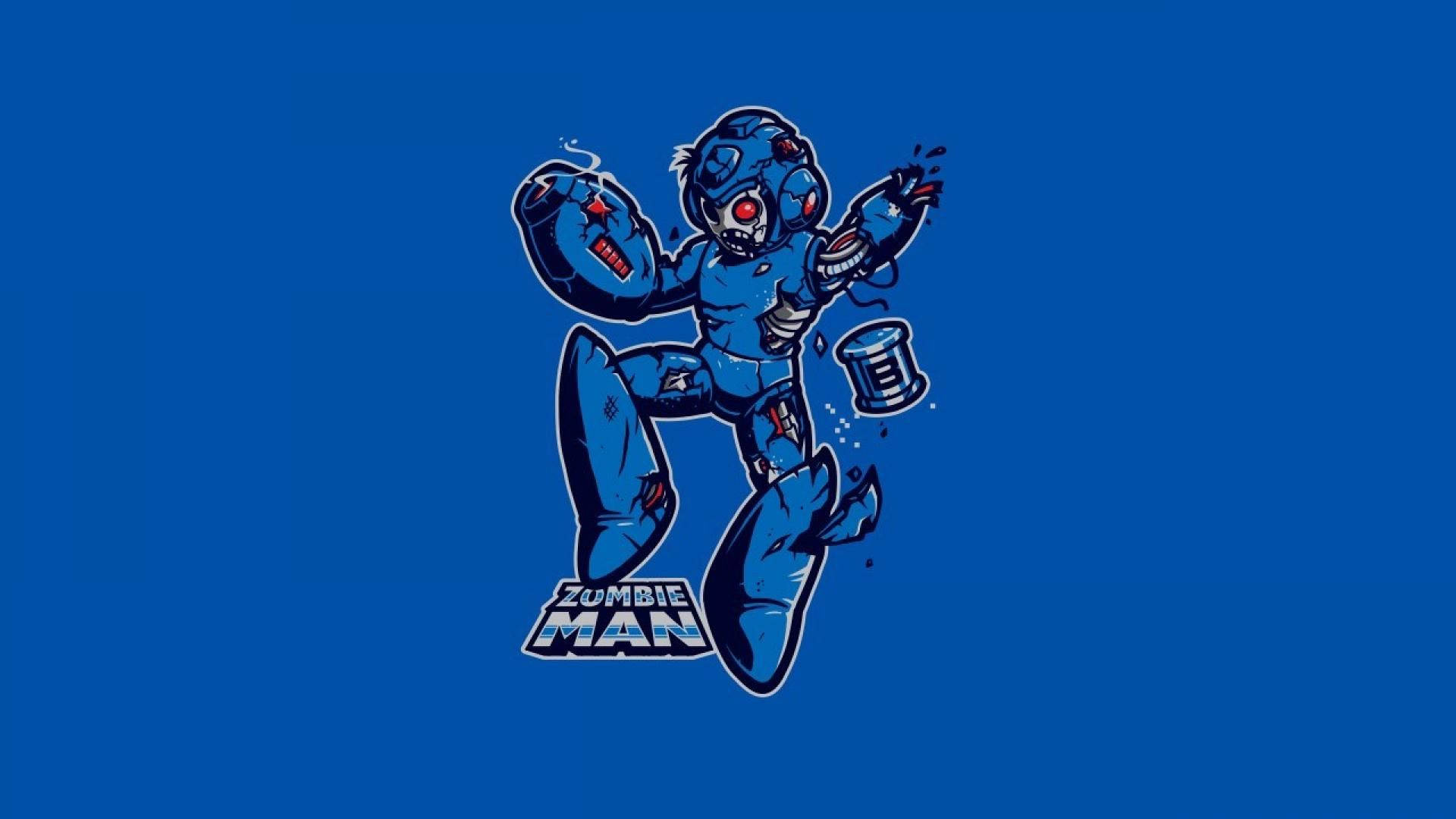 Mega Man Zombie Background