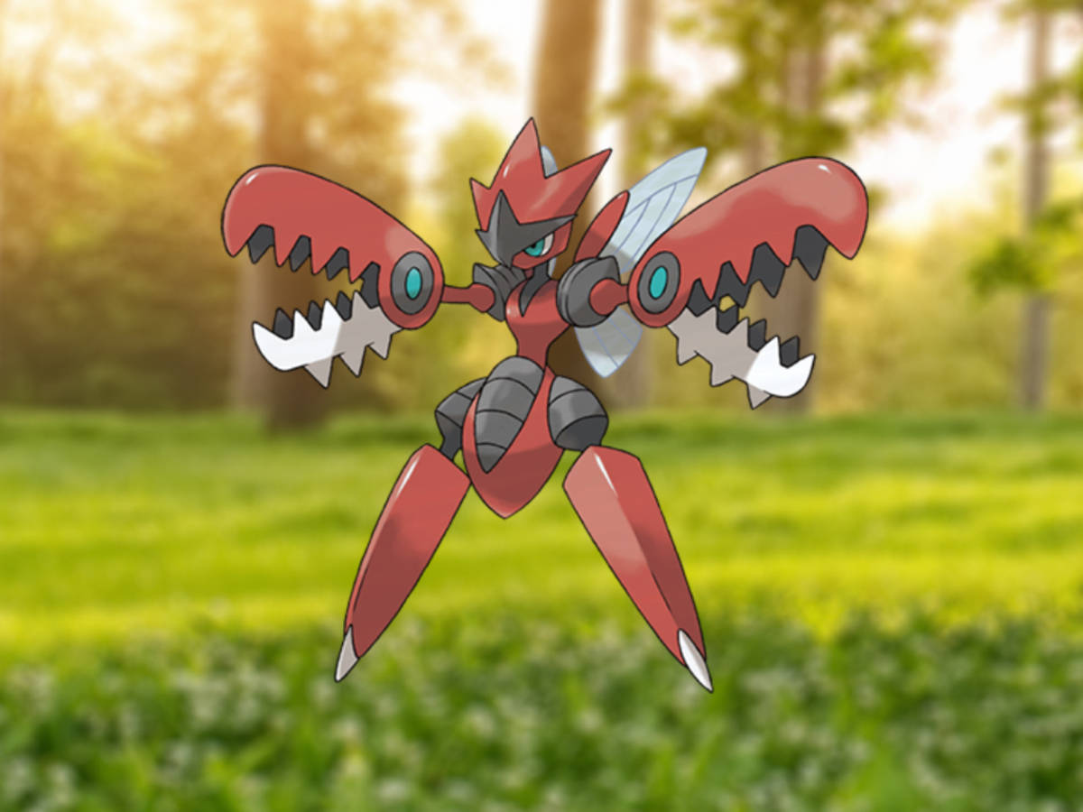 Mega Scizor Natural Background Background