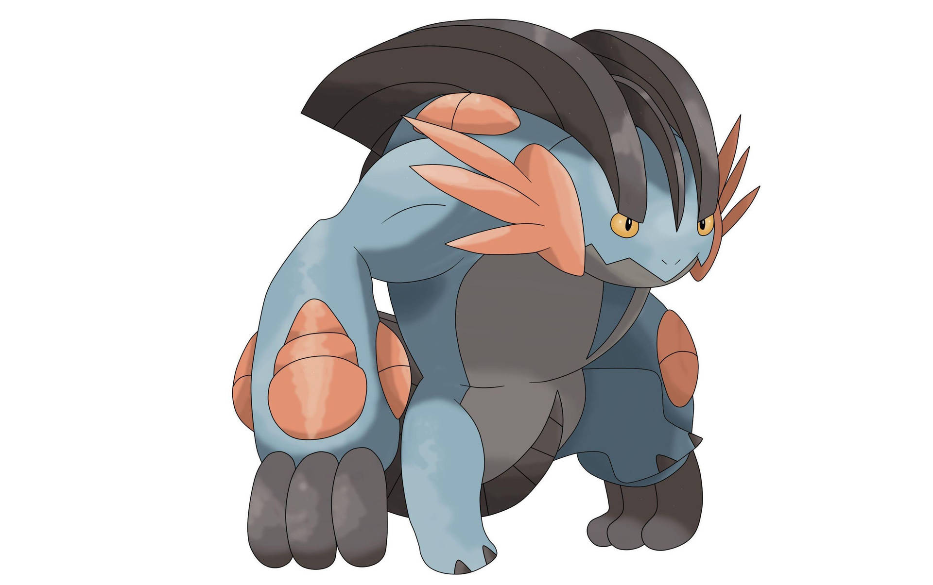 Mega Swampert Standing Up Background