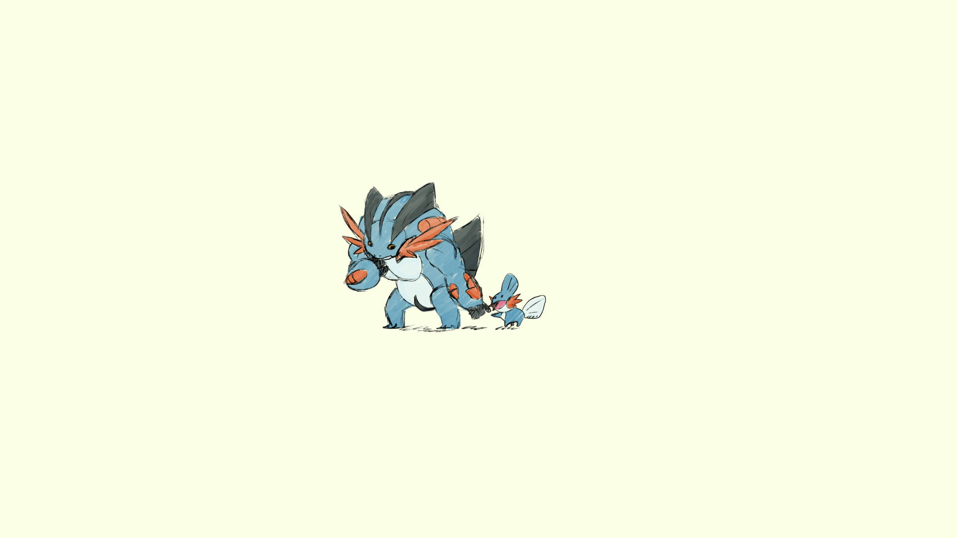 Mega Swampert Walking