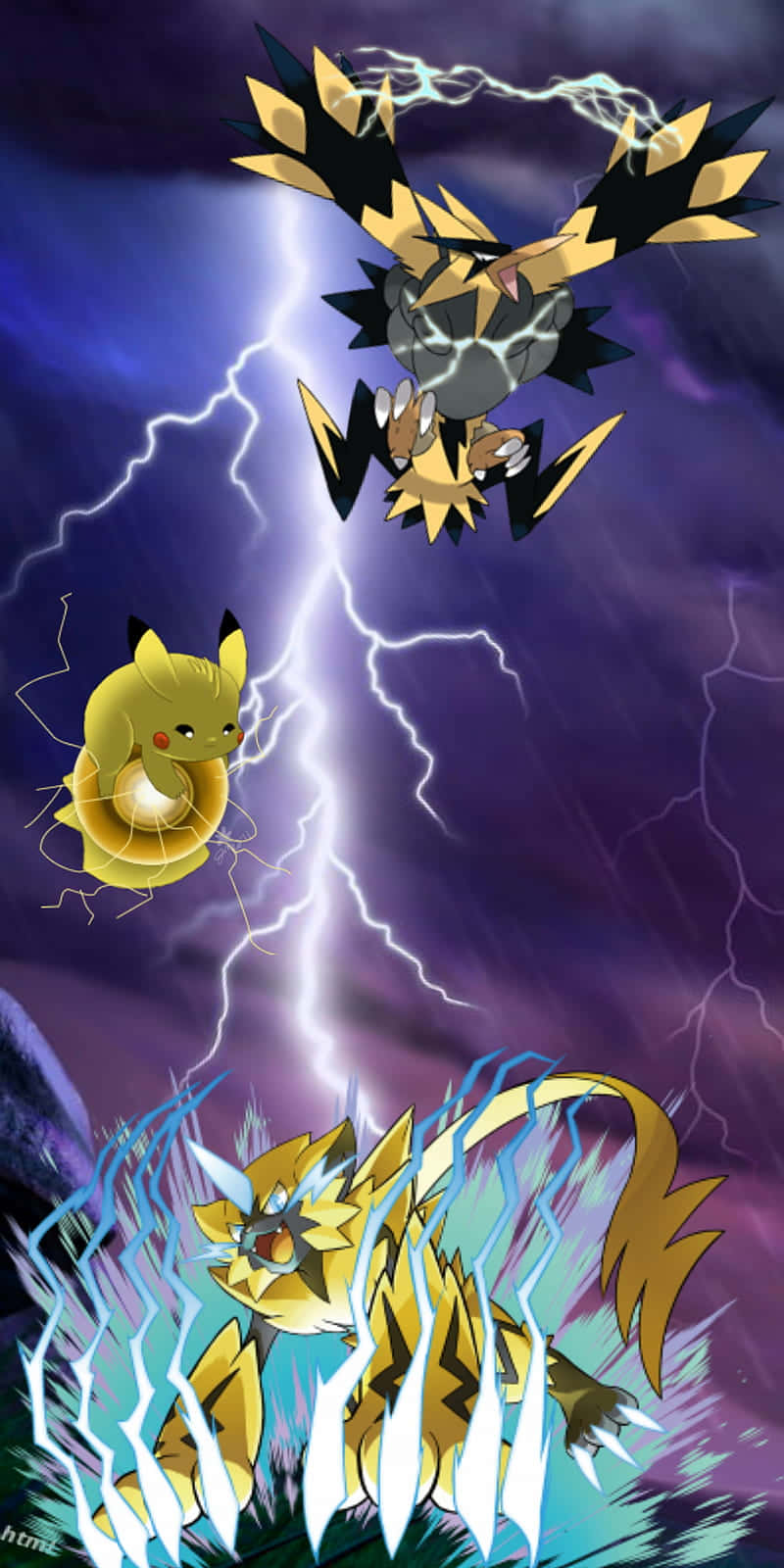 Mega Zapdos And Electric Pokemon