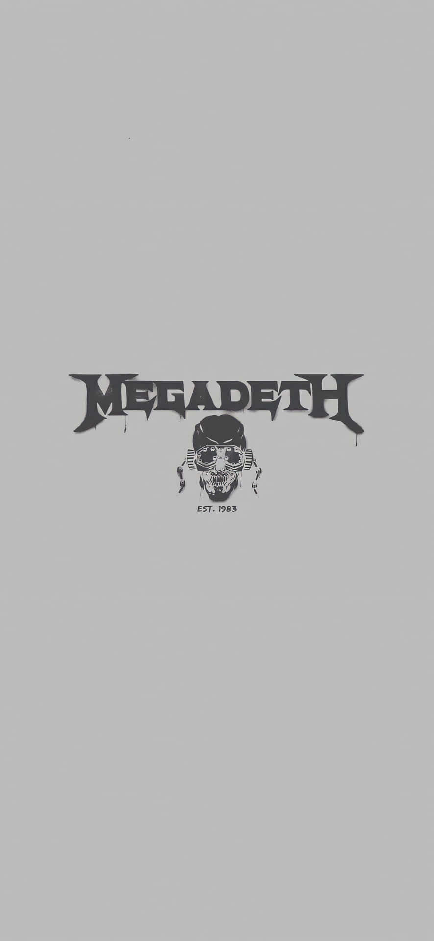 Megadeth Band Logo Skull Graphic Background