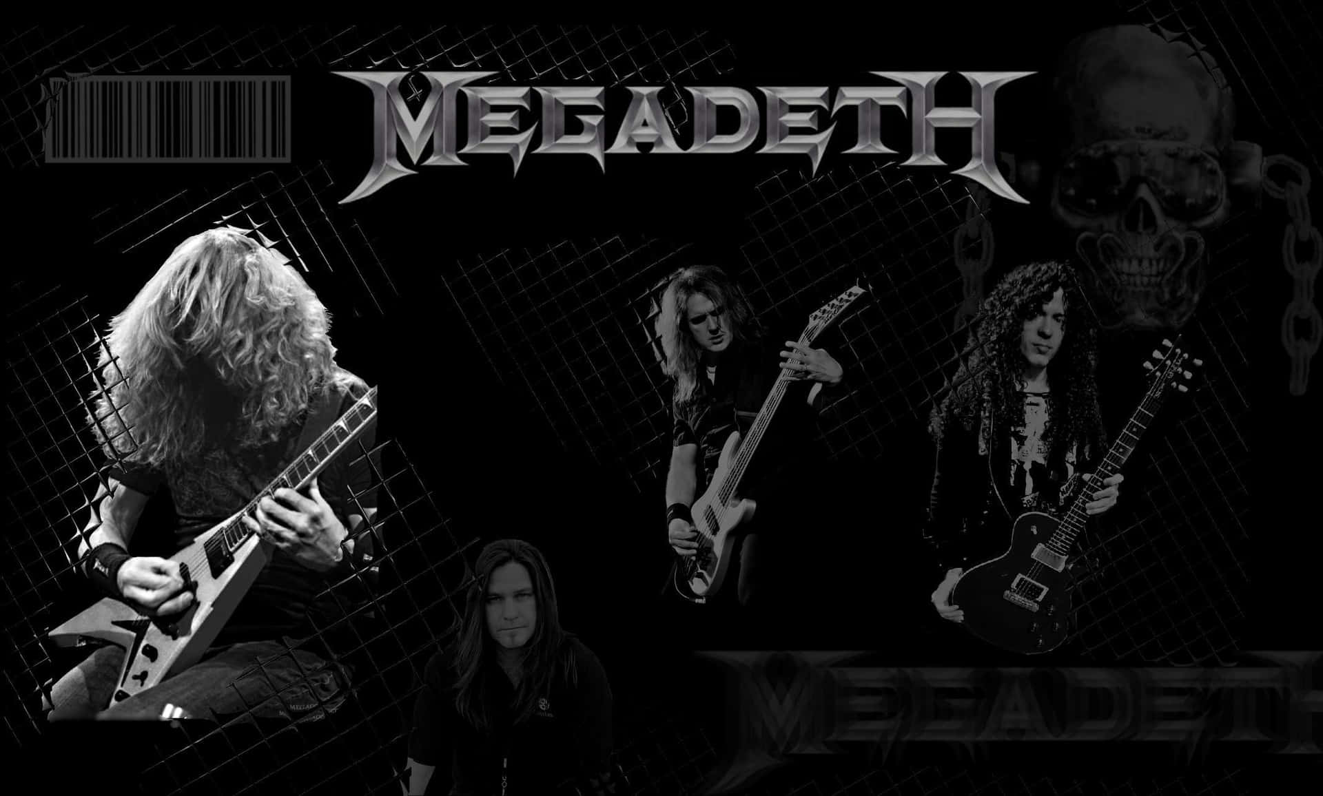 Megadeth Band Members Collage