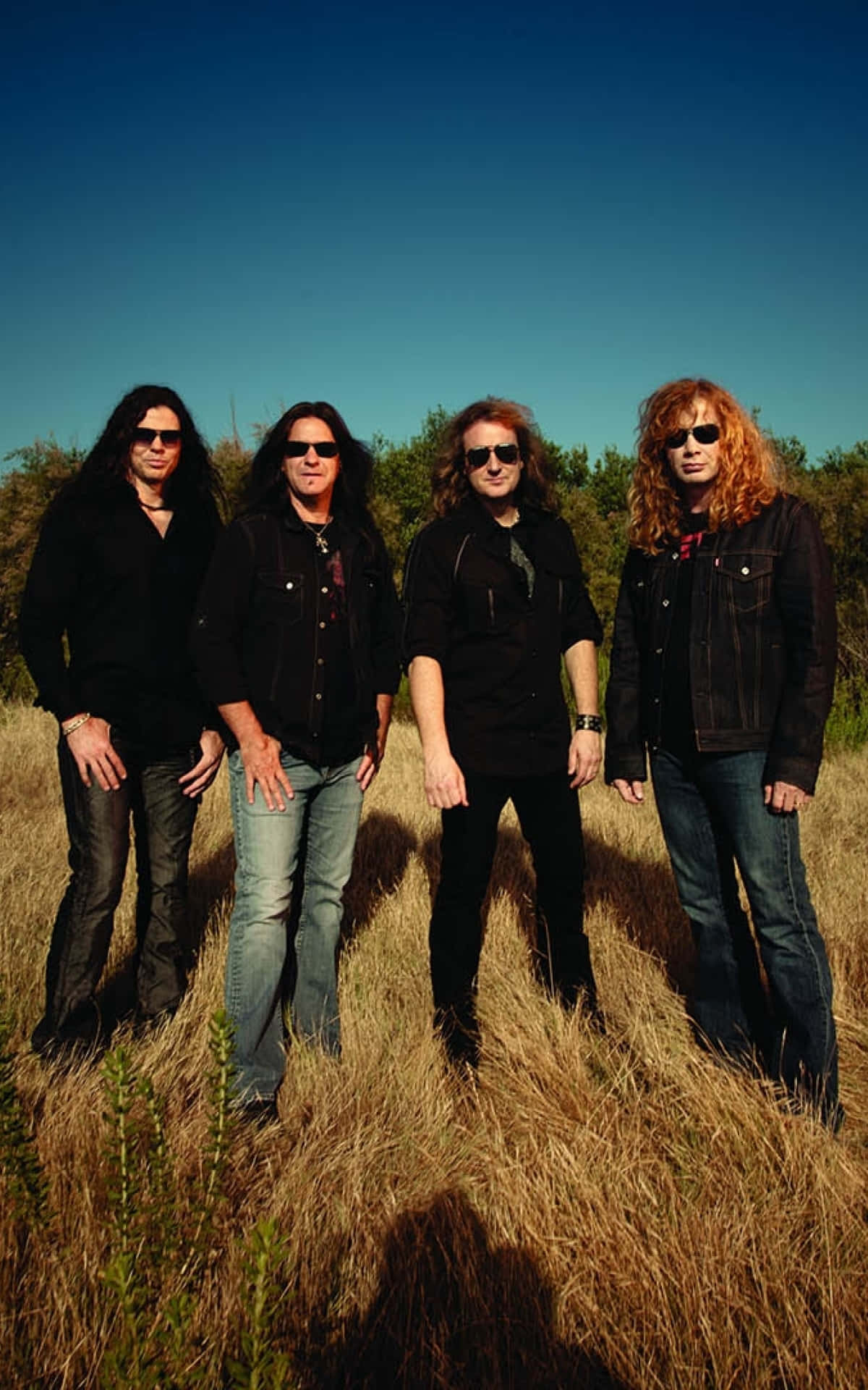 Megadeth Band Outdoor Portrait Background