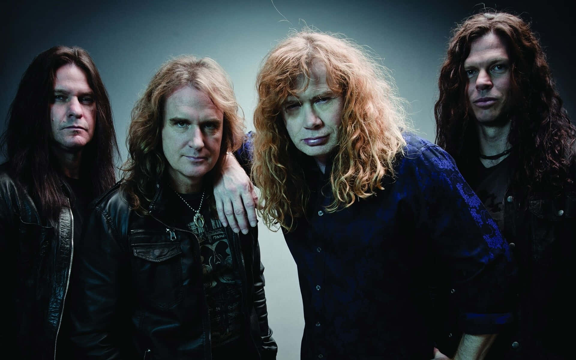 Megadeth Band Portrait Background