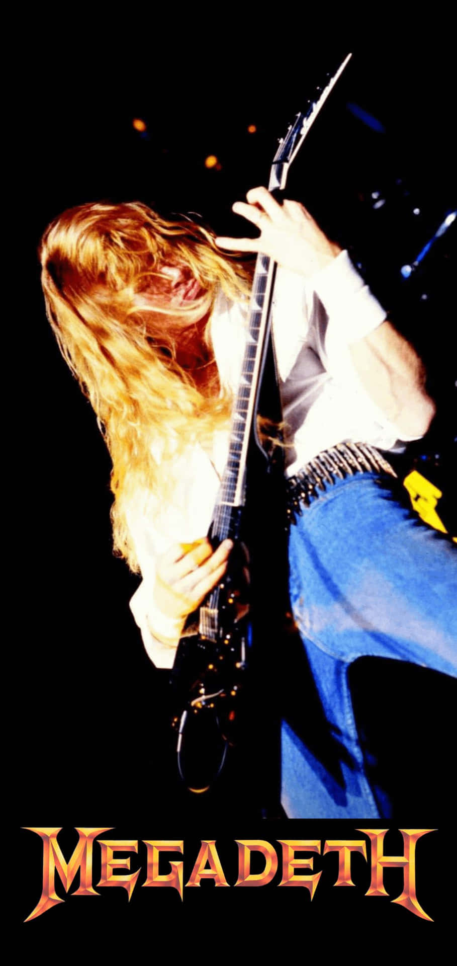 Megadeth Live Performance Guitarist Background