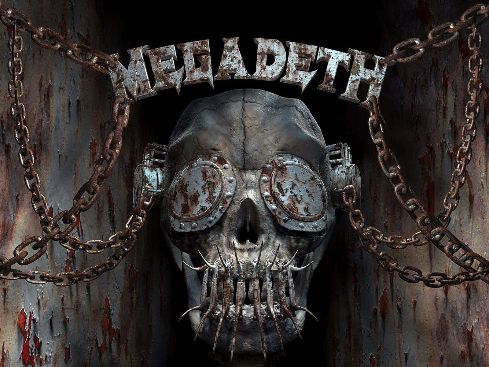 Megadeth Skulland Chains Background