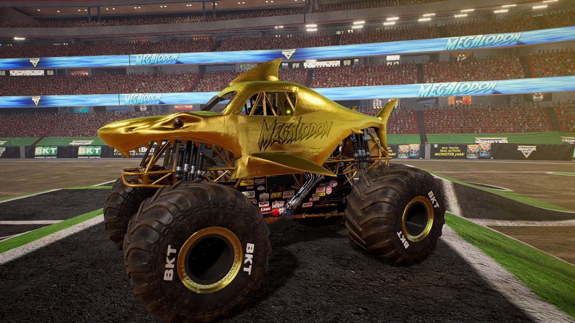 Megalodon Gold Monster Truck