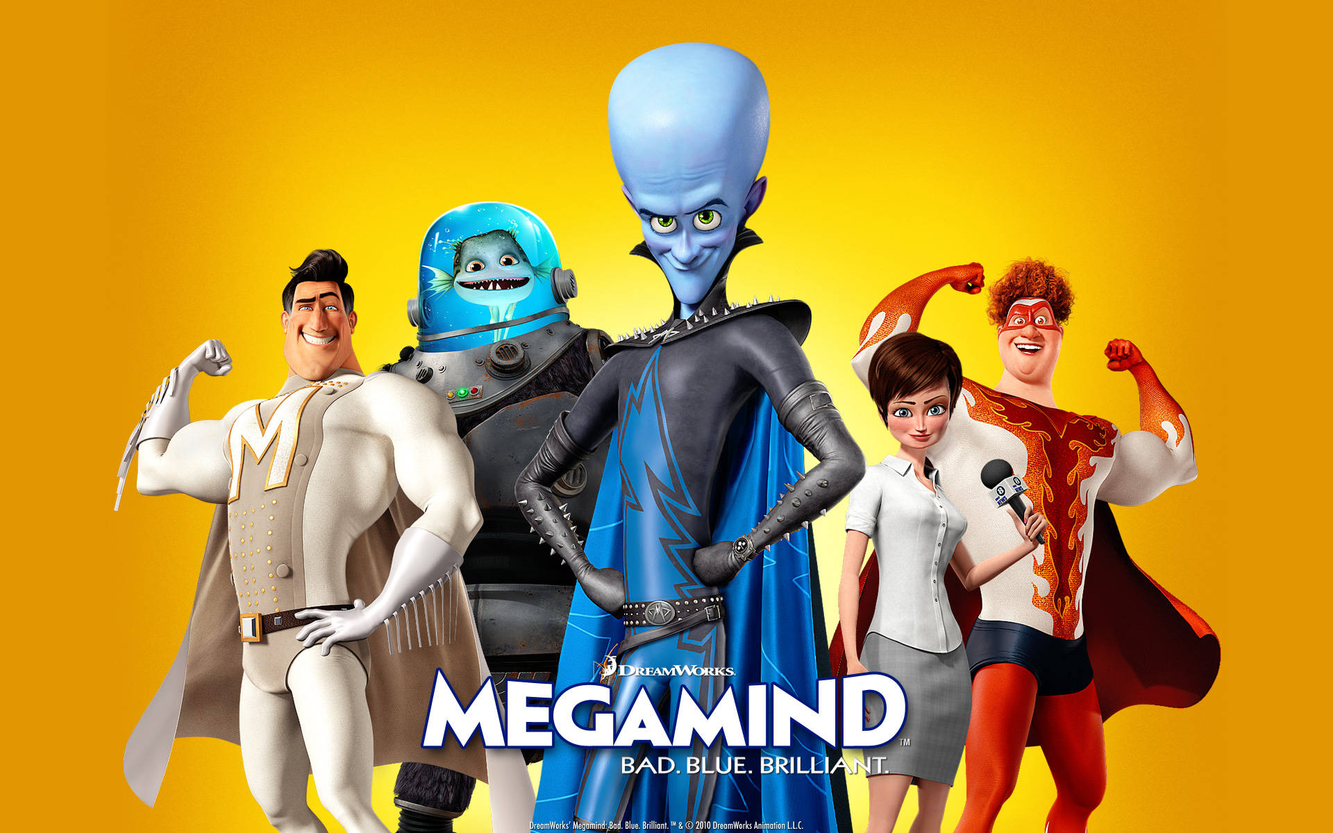 Megamind Character Poster Background