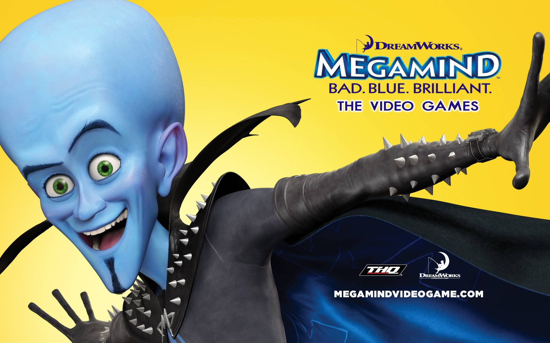 Megamind Happy Movie Poster Background